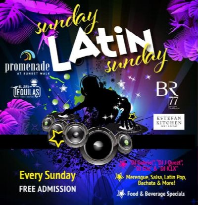 Sunday-Latin-Sunday at Promenade at Sunset Walk